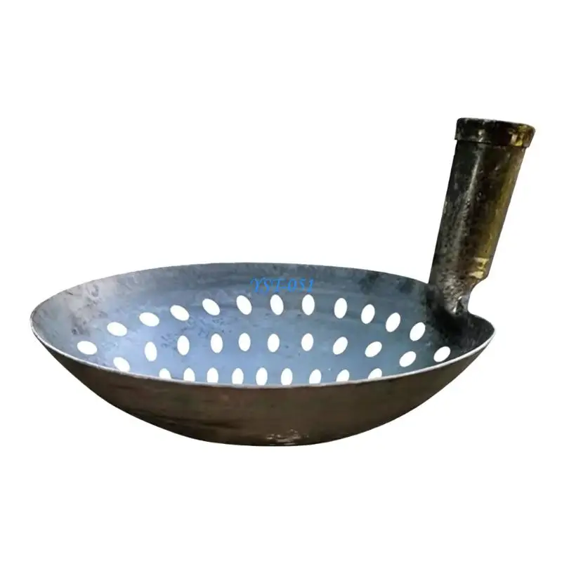 E15A Long Lasting Iron Hand Scoops Dung Cleaning Ladle Shovel Mud Scraper For Easy Debris Removal In Gardens And Ditches