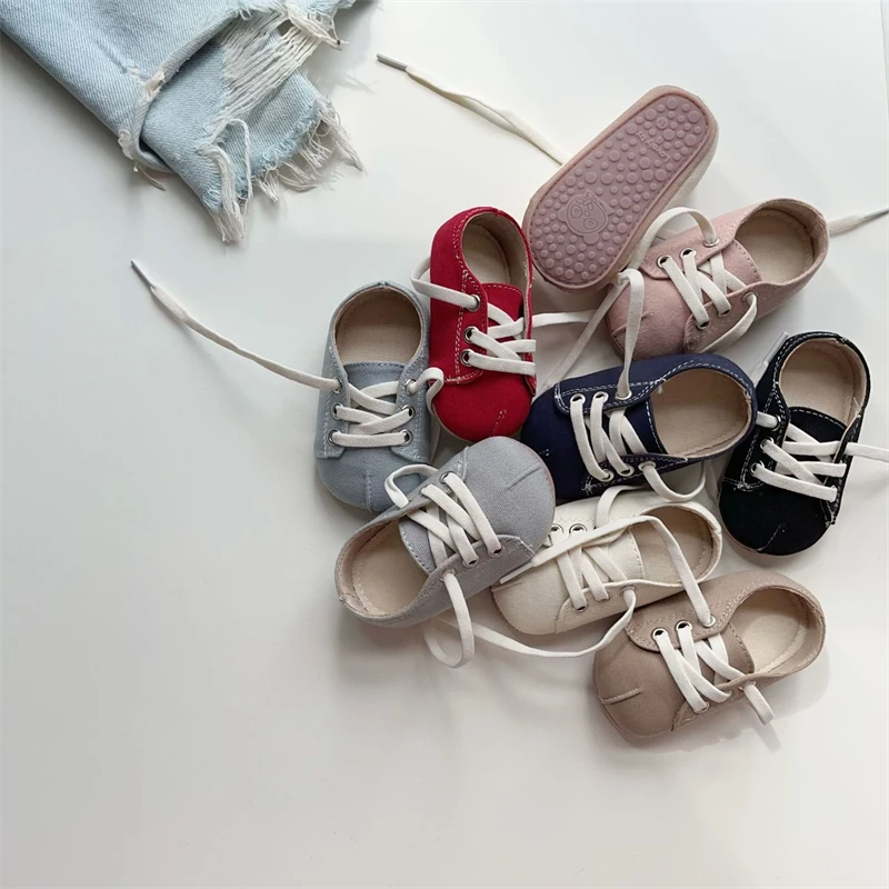 Spring Autumn Baby Girls Boys Walking Shoes Children Casual Shoes Soft Sole Non Slip Toddler Kids Infant Newborn Shoes
