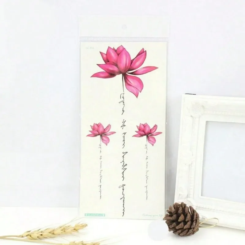 Waterproof Flowerbow Temporary Tattoo Sticker