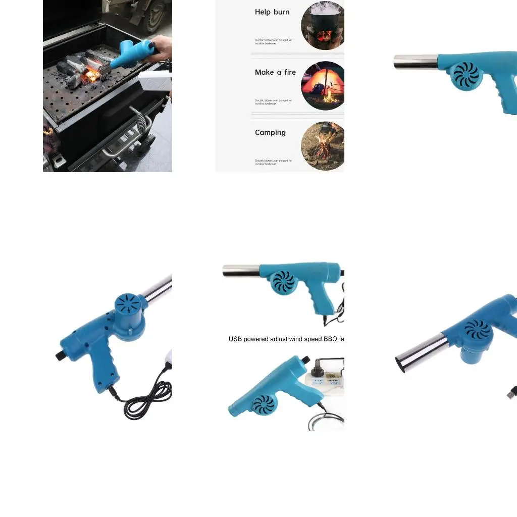 

Легкий вентилятор 5 В, USB пластиковый вентилятор, электрический вентилятор для барбекю, ручной вентилятор, необходимый для