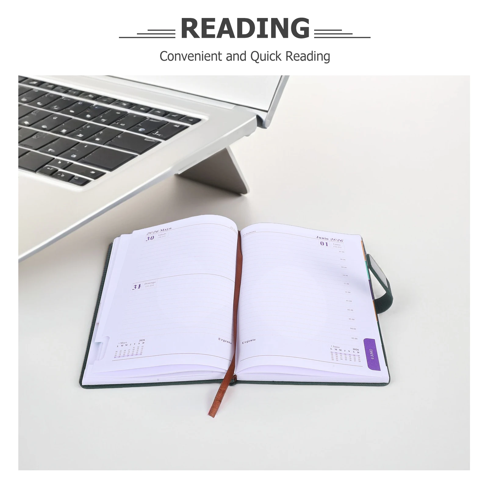 Daily Planner: A5 2026 Diary For Women Weekly Monthly Organizer Pu Cover Notebook Calendar Schedule Book Stationery