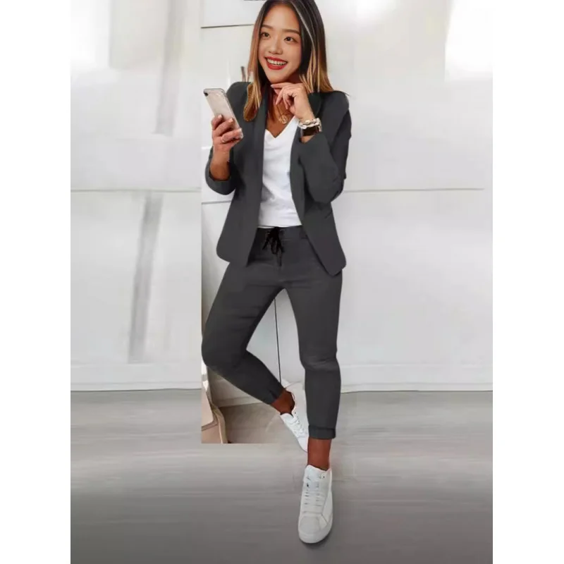 2024wishAmazon Independent Station New Casual Fashion Set Women's Suits Suit