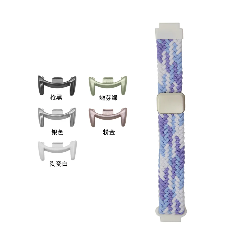 

Nylon Braided Strap + Magnetic Buckle For Xiaomi Mi Band 8 9 10/9 10 Ceramic Edition Durable Sport Watch Band Bracelet Man Woman