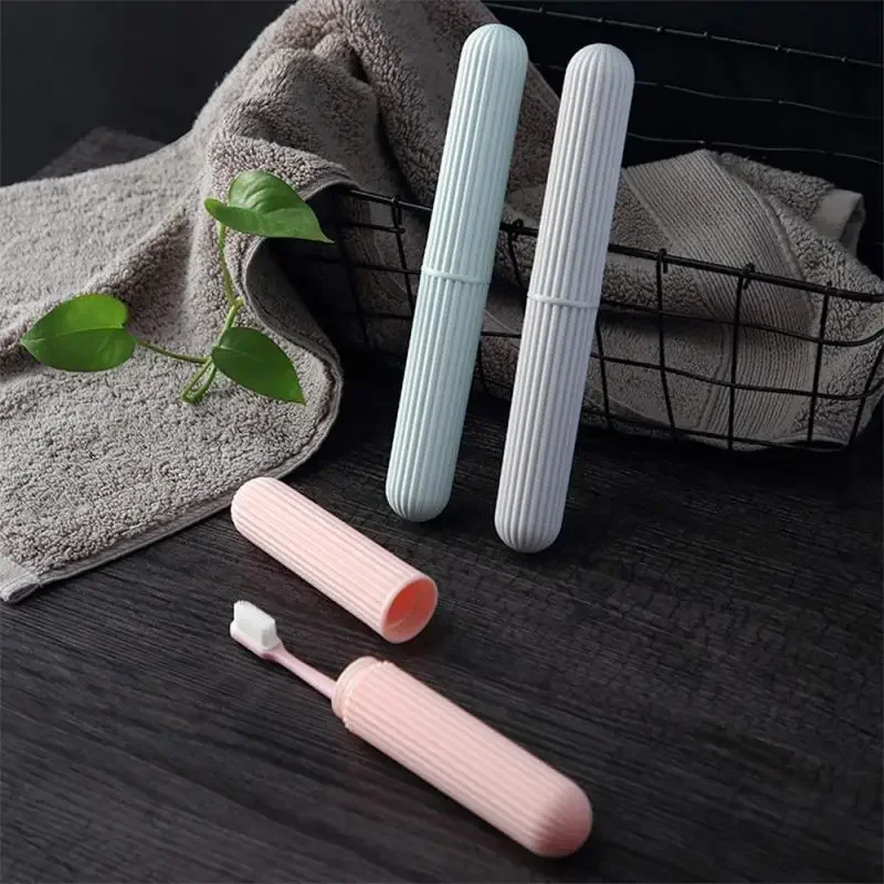 Portable Toothbrush Box Holder Cover Protect Holder Camping Toothbrush Case Bathroom Accessories Travel Storage Dust-proof Case