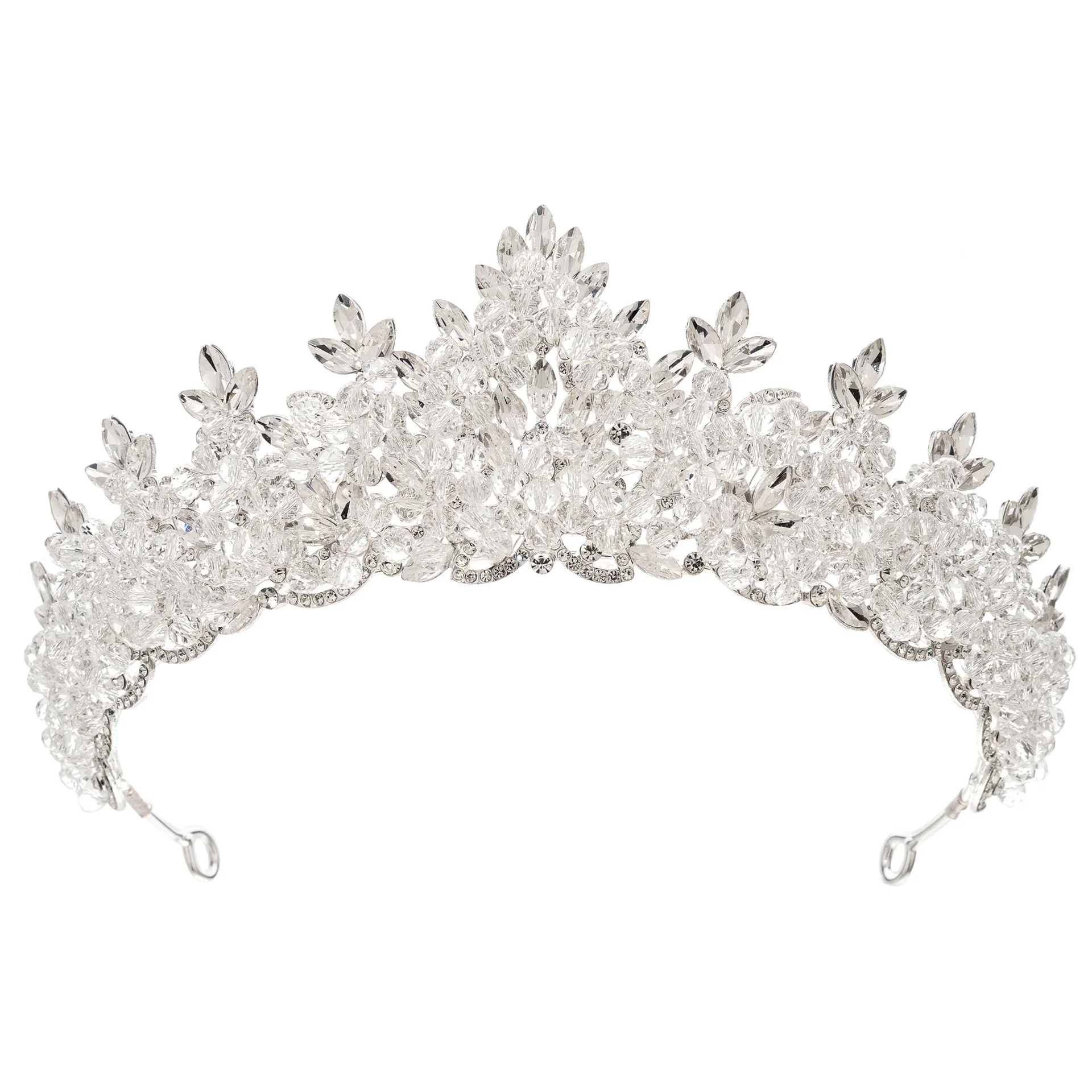 

Luxury Crystal Crowns For Women Pageant Princess Queen Bridal Tiara Crown For Wedding Bride Diadem Prom Hair Jewelry Headdress