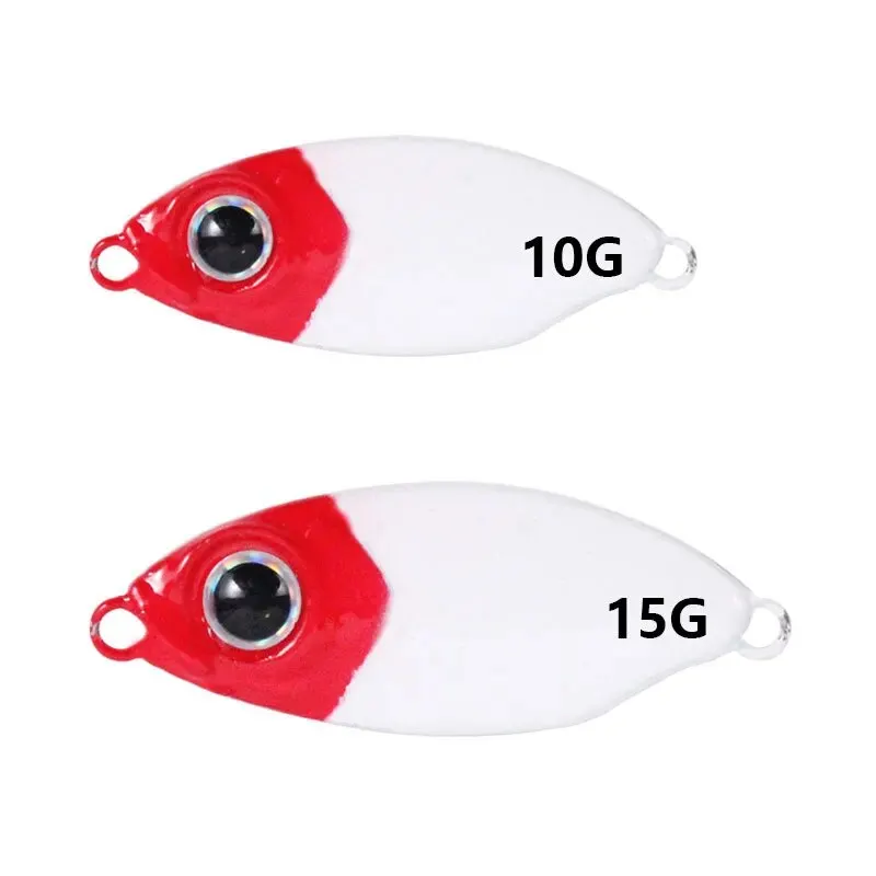 BURLE Metal Jig Fishing Lure Lead Jigger Bait Sinking Jigging Lure Slow Pitch Jigs Lure Sea Fishing Lures