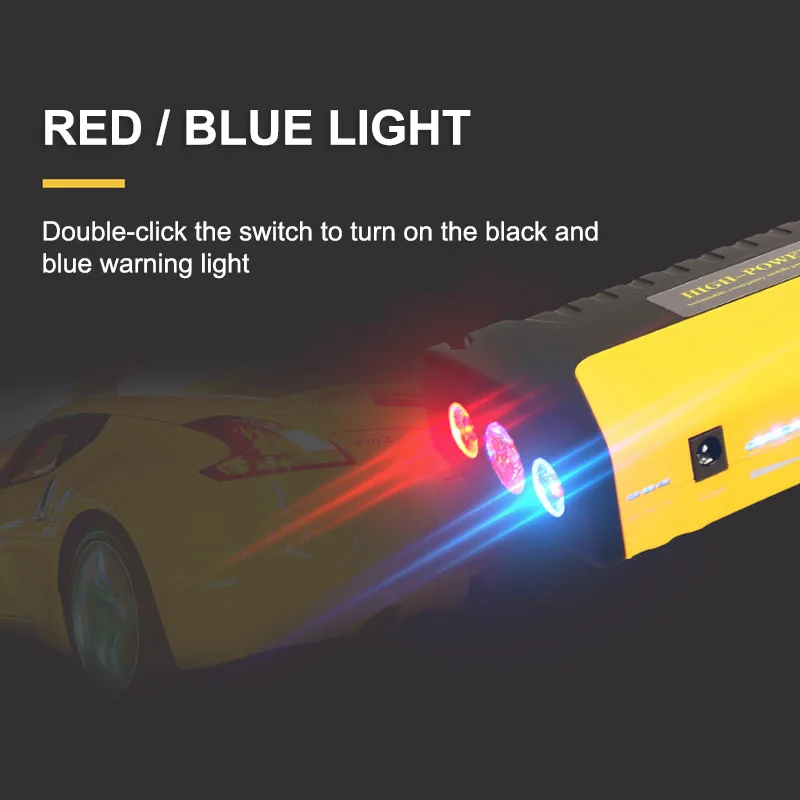 Portable Car Jump Starter High Power 50800mAh Power Bank 12V Car Emergency Battery Boost Charging Starting Device