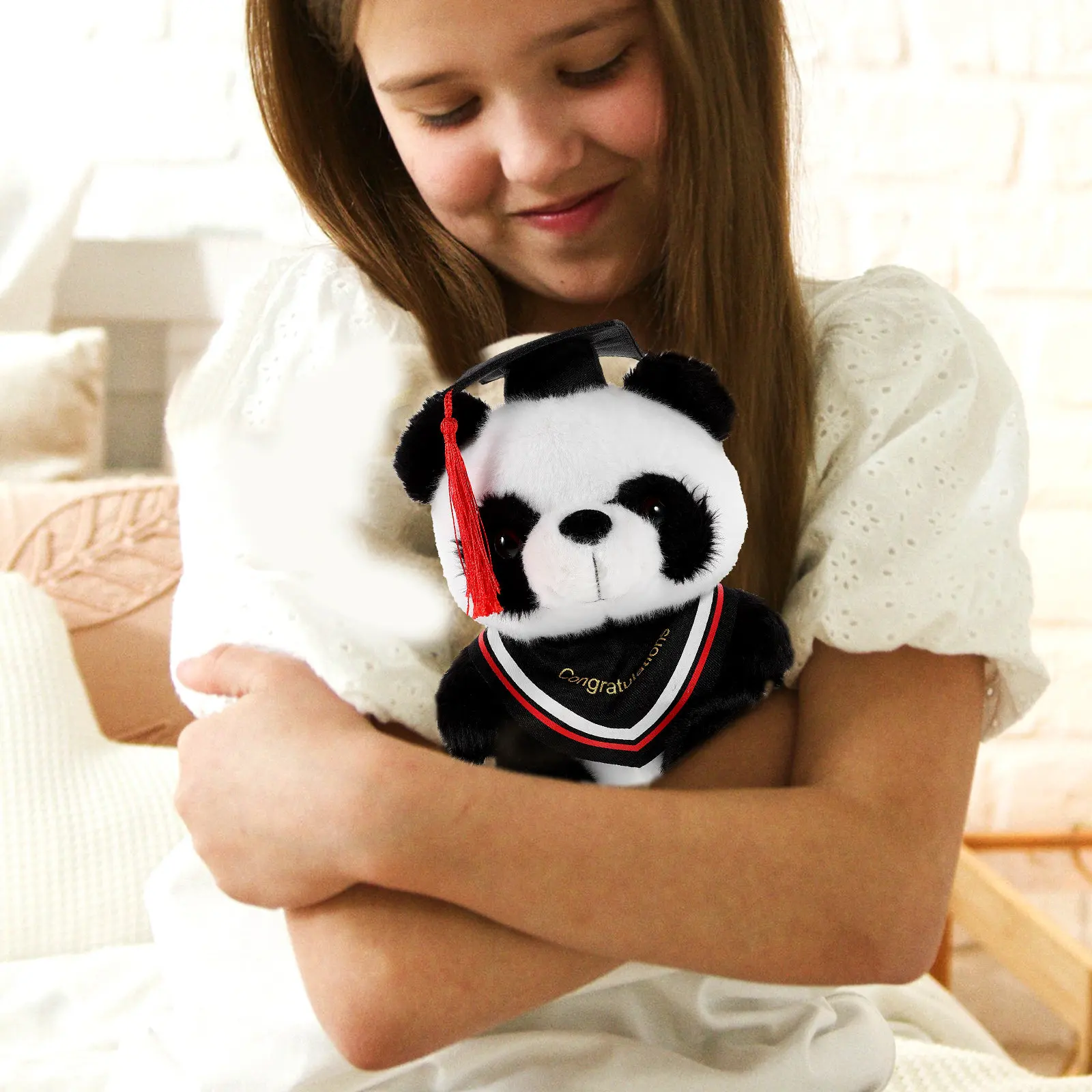 

Плюшевая панда-выпускница, мультяшная панда-доктор, мягкие игрушки-панда для выпускников