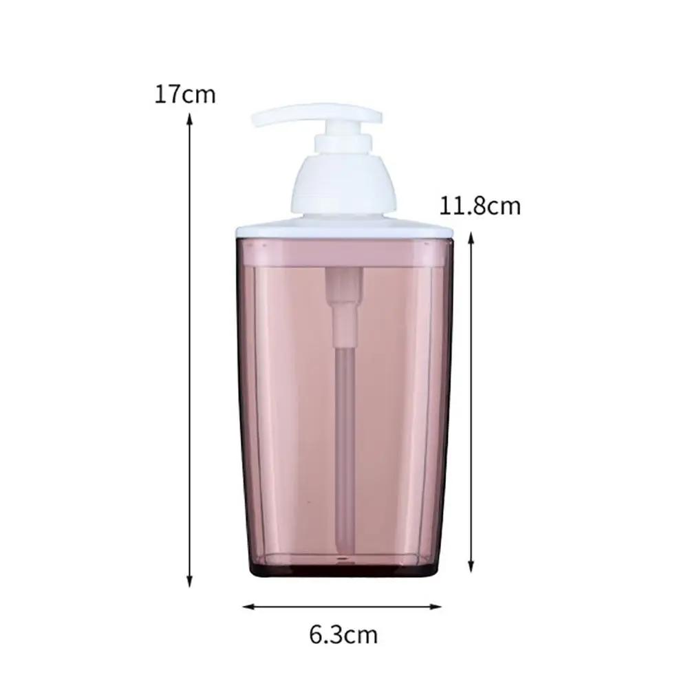 Translucent Foamer Lotion Bottle High-quality Pink/Gray Plastic Refillable Bottle Portable Foam Pump Bottle Lotion