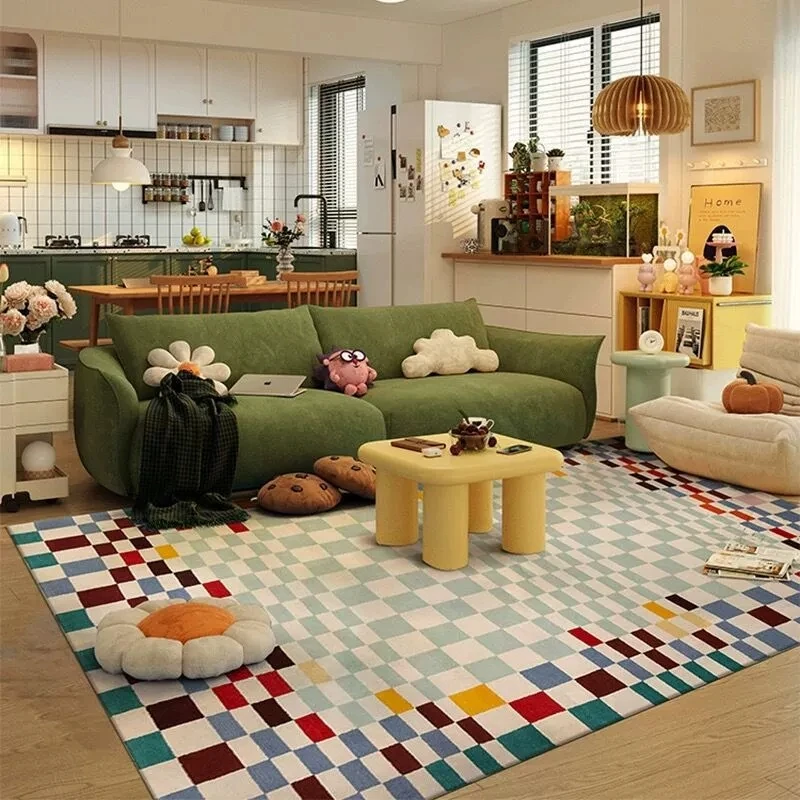 

A small and fresh dopamine carpet that is resistant to dirt, easy to maintain, insulated, warm, and slip resistant