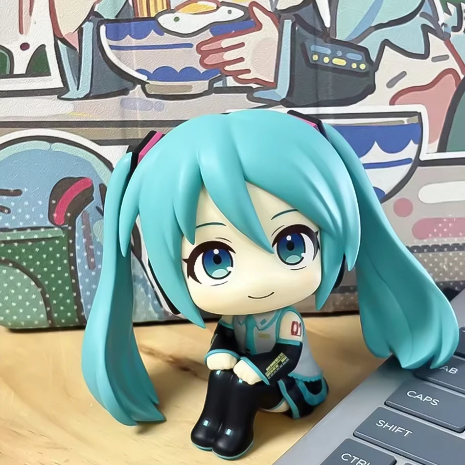 9,5CM Figur Hatsune Miku Anime-Figur Q-Version PVC Sammlerstücke Dekorative Modelle Kawaii Geschenk