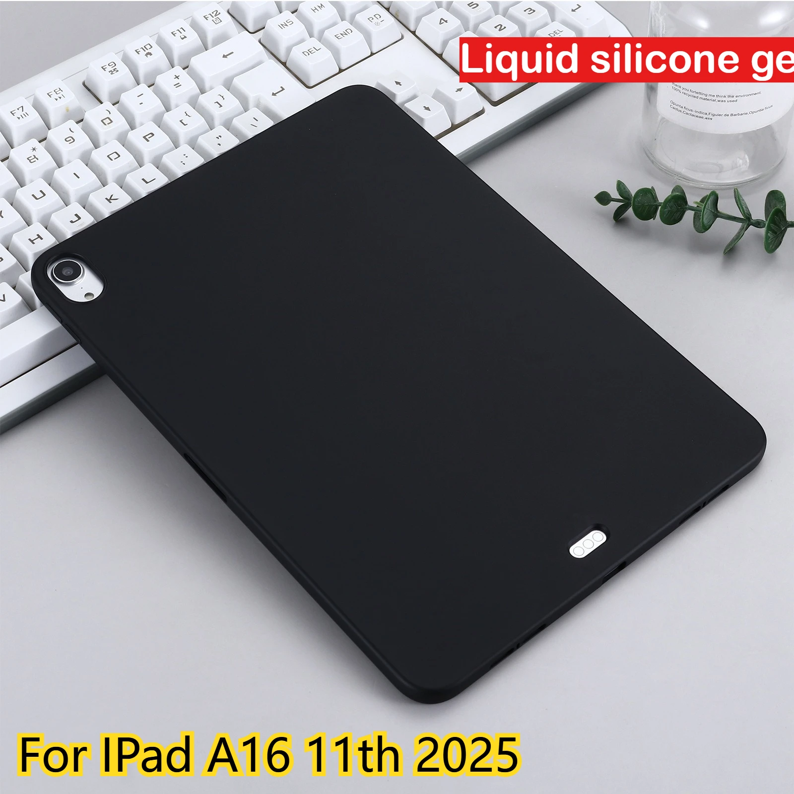 

For IPad Mini 7 8.3'' 2024 Official Liquid Silicone Cover for Apple IPad 11th A16 Air7 4 5 10.2 9th 8 Pro 11 12.9 Case 2025 New