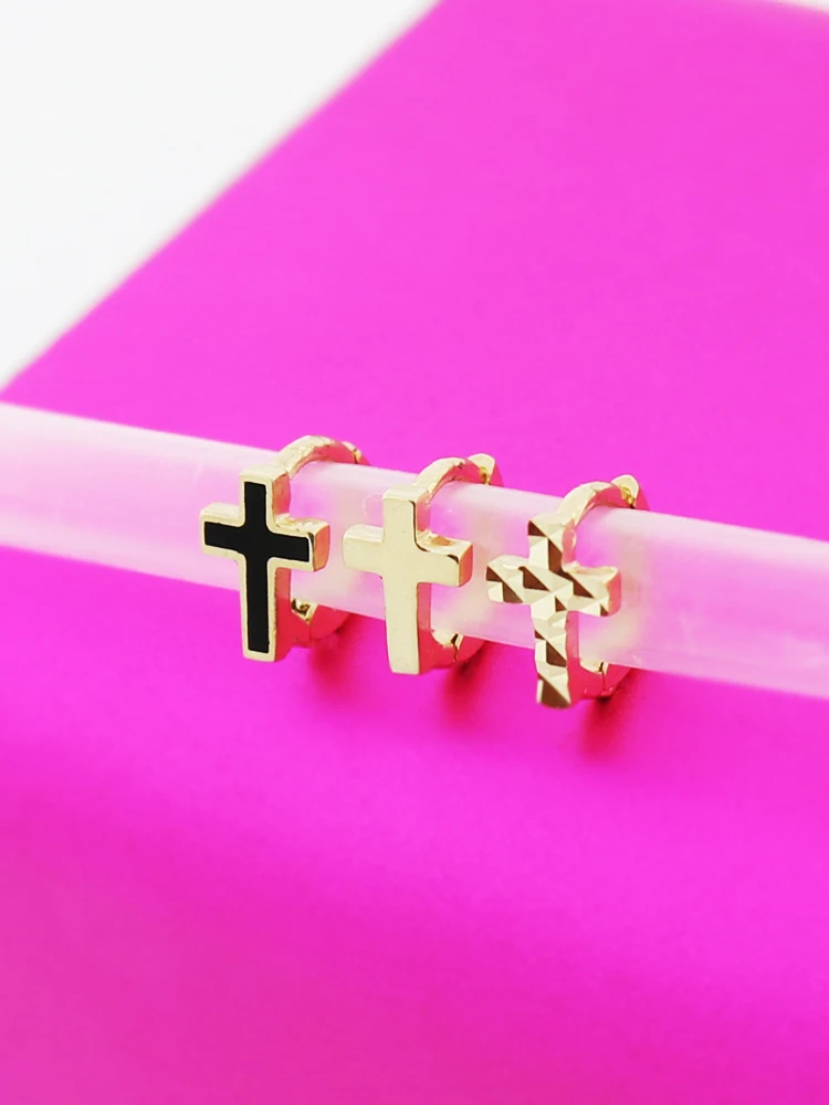 clous-d'oreilles-croix-en-or-pur-10-carats-pour-femme-elegants-lisses-minimalistes-bijoux-de-mode-sans-diamant-unisexe