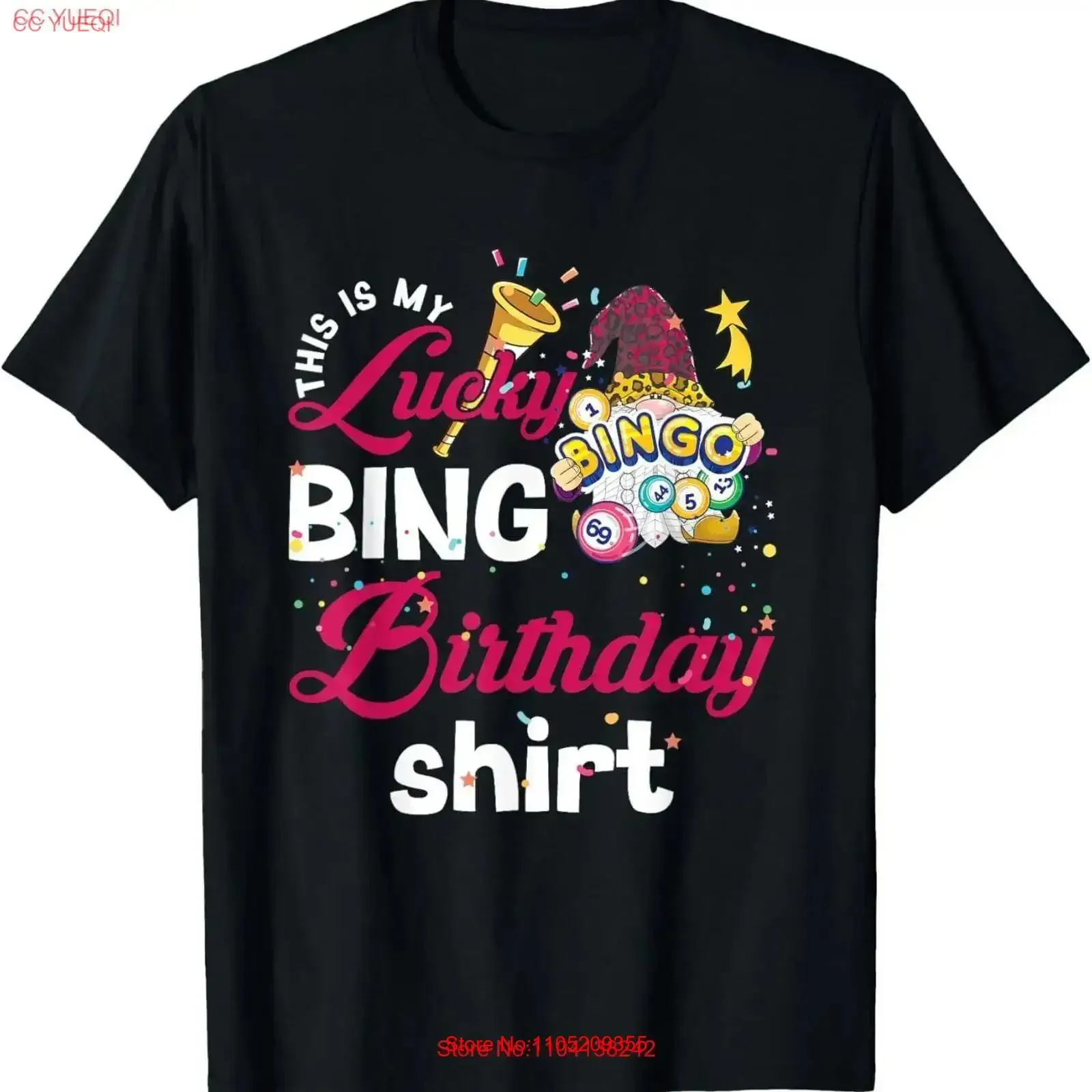 

Футболка на день рождения This is My Lucky Bingo Peace Love, винтажная стираная дизайнерская одежда унисекс для дома, повседневная мягкая стильная одежда