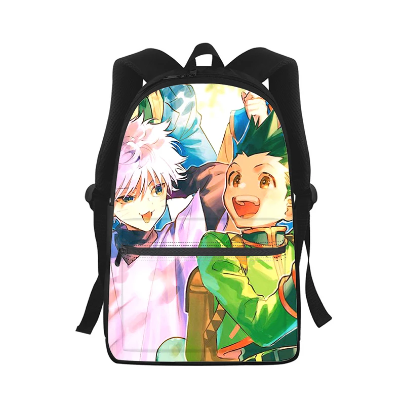 HUNTER×HUNTER Anime Men Women Backpack 3D Print Fashion Student School Bag Laptop Backpack Kids Travel Shoulder Bag