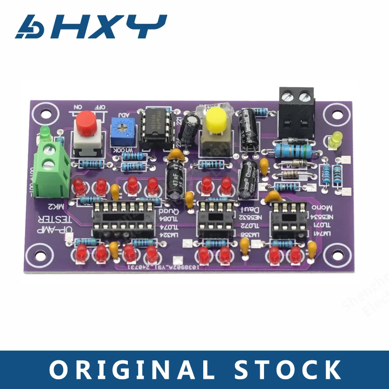 XY Operational Amplifier OP AMP Tester For Single Mono Dual Quad OPAMP Chip High Speed Low Speed Differentiation Module Board
