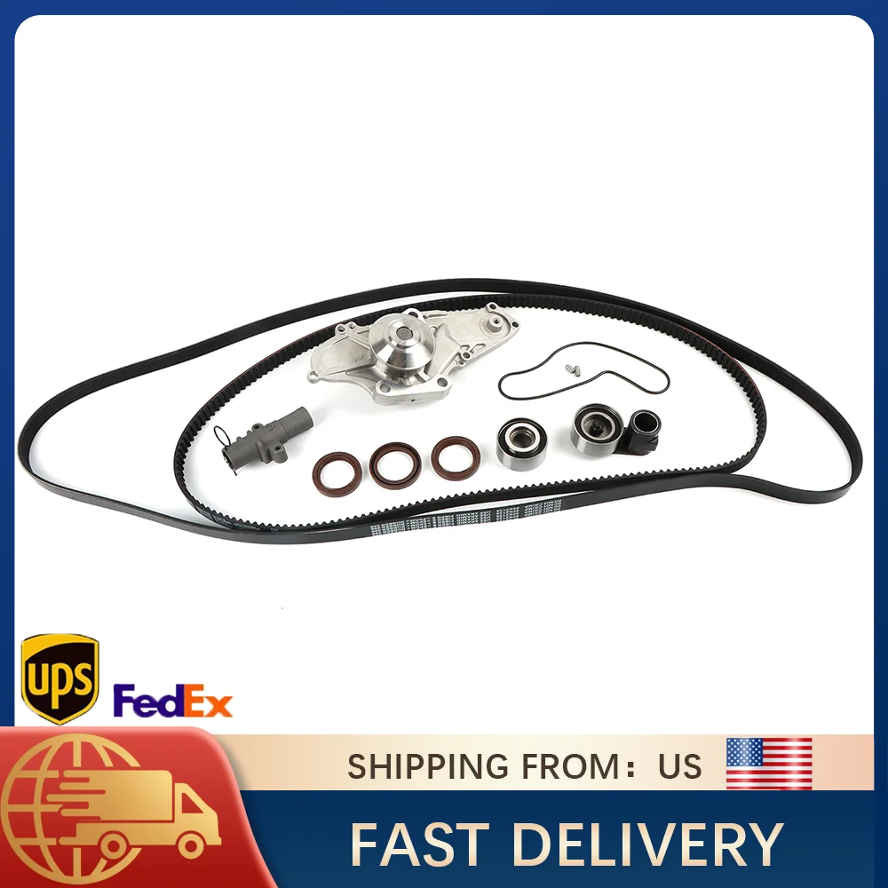 

Комплект ремня ГРМ с водяным насосом TKH002 TCKWP329 19200-RDV-J01 для Honda Acura 3,0 л 3,5 л 3,7 л, сменный комплект ремня ГРМ