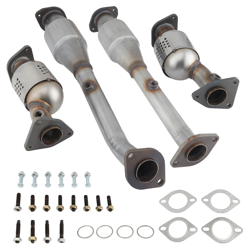 For Nissan Frontier 2005-2018 Pathfinder 2005-2012 Xterra 2005-2015 4.0L All 4 Set Exhaust Catalytic Converter