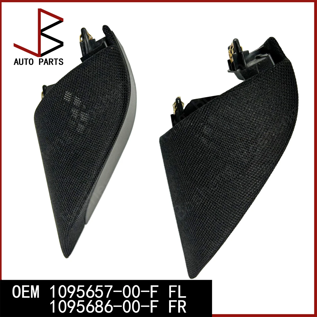 

New Front Left & Right Audio Tweeter Speaker Cover OEM 1095657-00-F 1095686-00-F 1784661 1784662 for Tesla Model 3 2017-2023