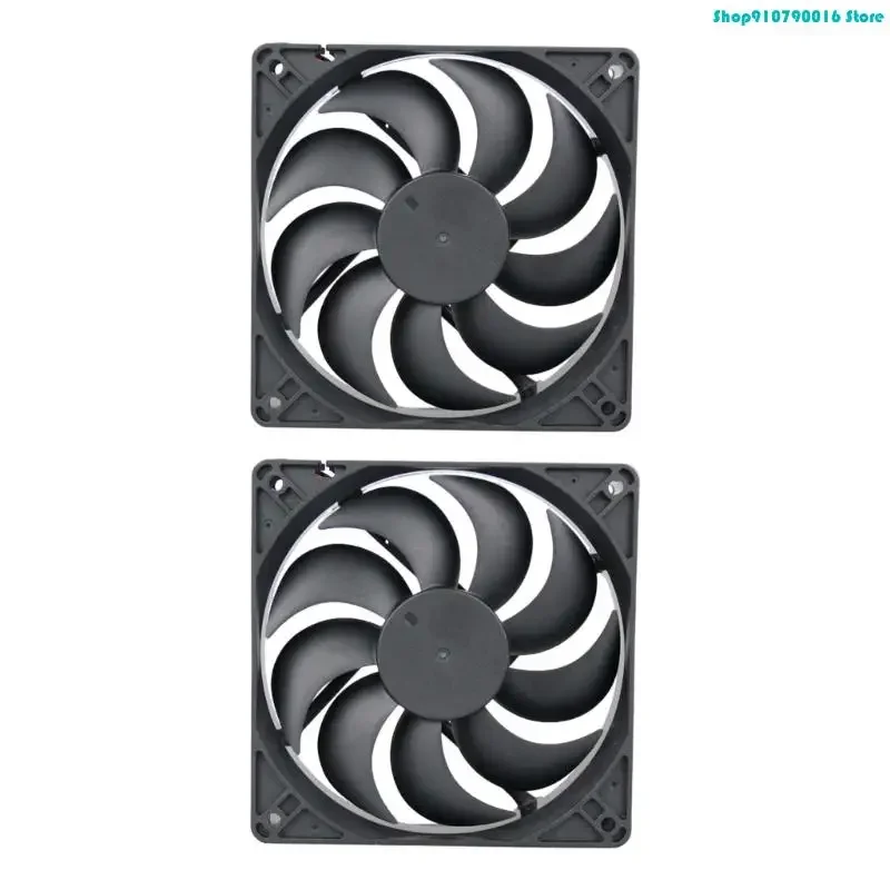 N2UB 1PC 120x120x25mm 220V 0.02A Computer Fan With Hydraulic Ball Bearings Efficient Cooling Solution for PC Case