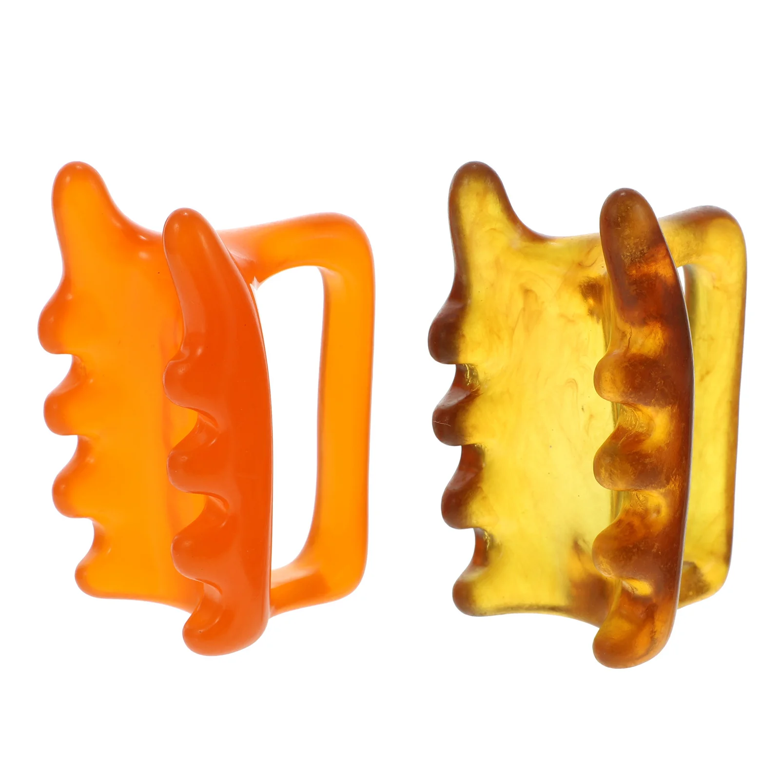 1Set Rugmassagers Hars Nek Schouder Massage Tool voor Acupunt Druk Guasha Ontspanning Pijnbestrijding Rugmassagers