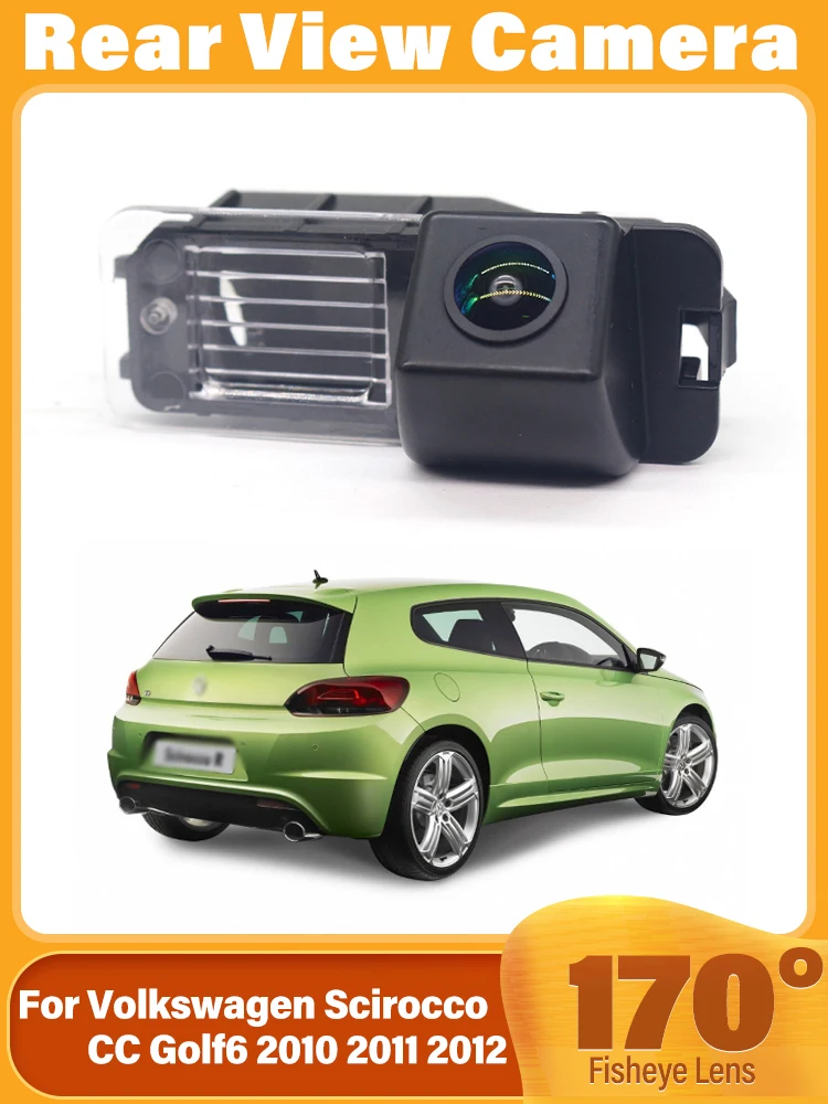 Caméra de recul CCD HD pour voiture, pour Volkswagen Scirocco CC Golf6 2010 ~ 2012 Polo 6R Magotan 2011 ~ 2013 Beetle r-line 2012 ~ 2014