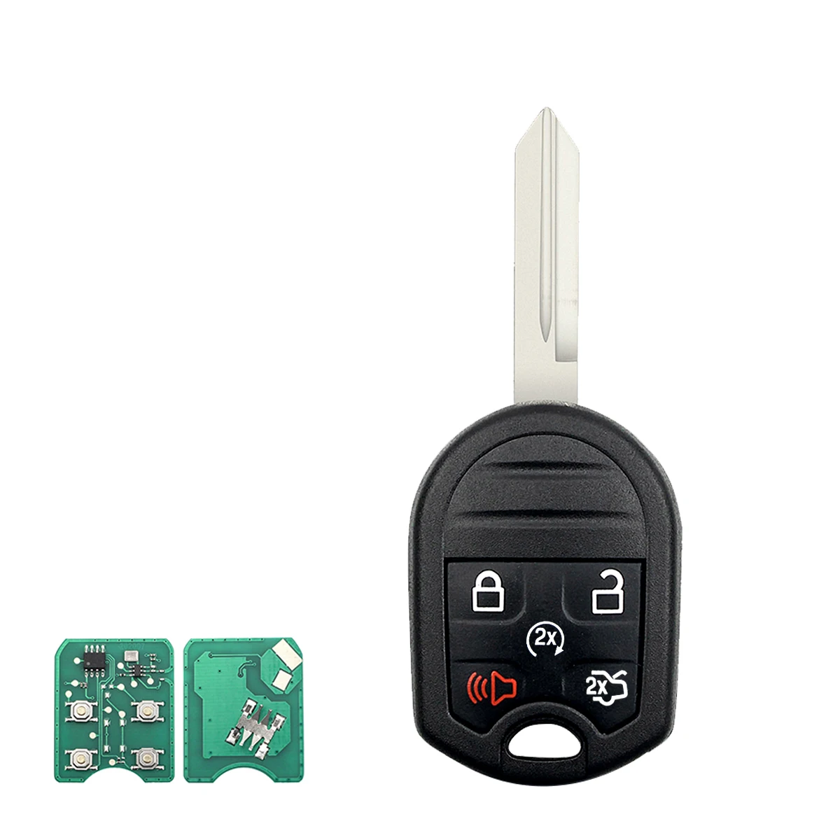 315/433MHz Remote Car Key For Ford Flex Explorer Taurus Fusion Mustan Mazda Tribute 4D63 Chip 80bits CWTWB1U793 HU101/FO38 Blade