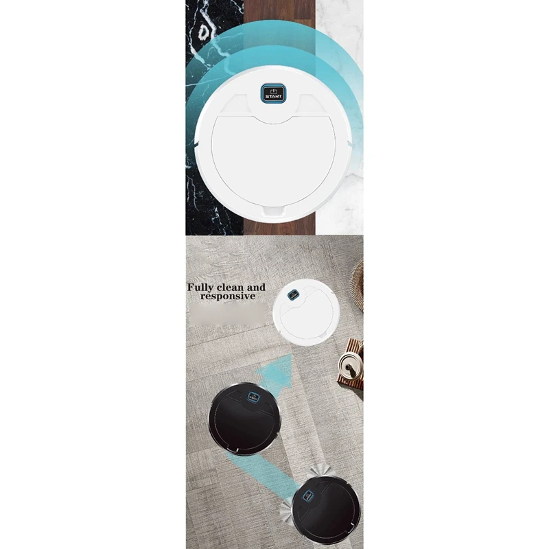 3 In 1 Smart Sweeping Robot Home Sweeper Sweeping And Vacuuming UV Wireless Vacuum Cleaner Sweeping Robots