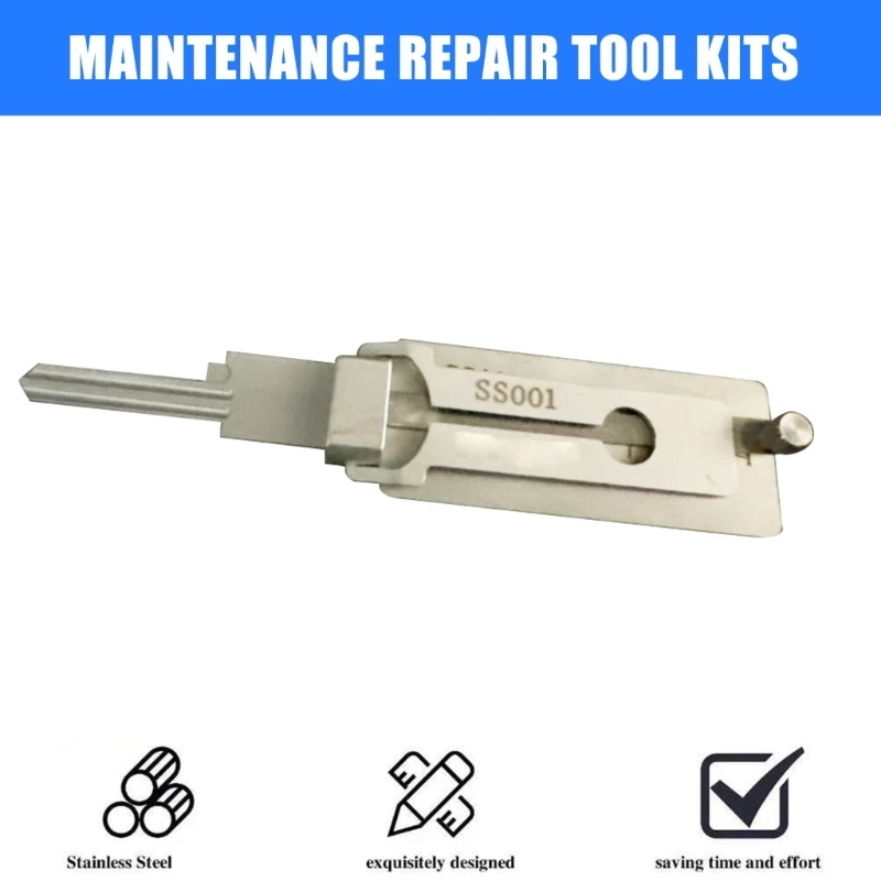 R58D 2 In 1 Precisions Hook & Pick Set Machining Measurement Tool Vehicle Repair Tool for Heavy Duty O Rings Maintenance