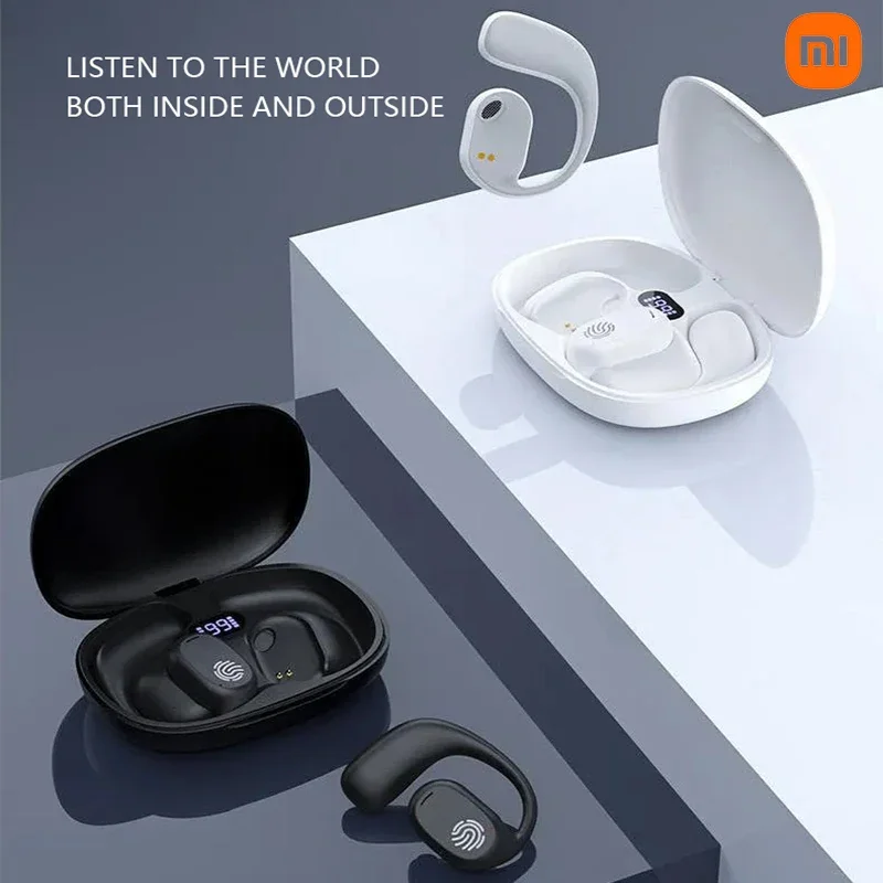 Xiaomi condução óssea fones de ouvido 5.3 bluetooth sem fio esportes alta fidelidade 9d estéreo à prova dwaterproof água controle toque redução ruído