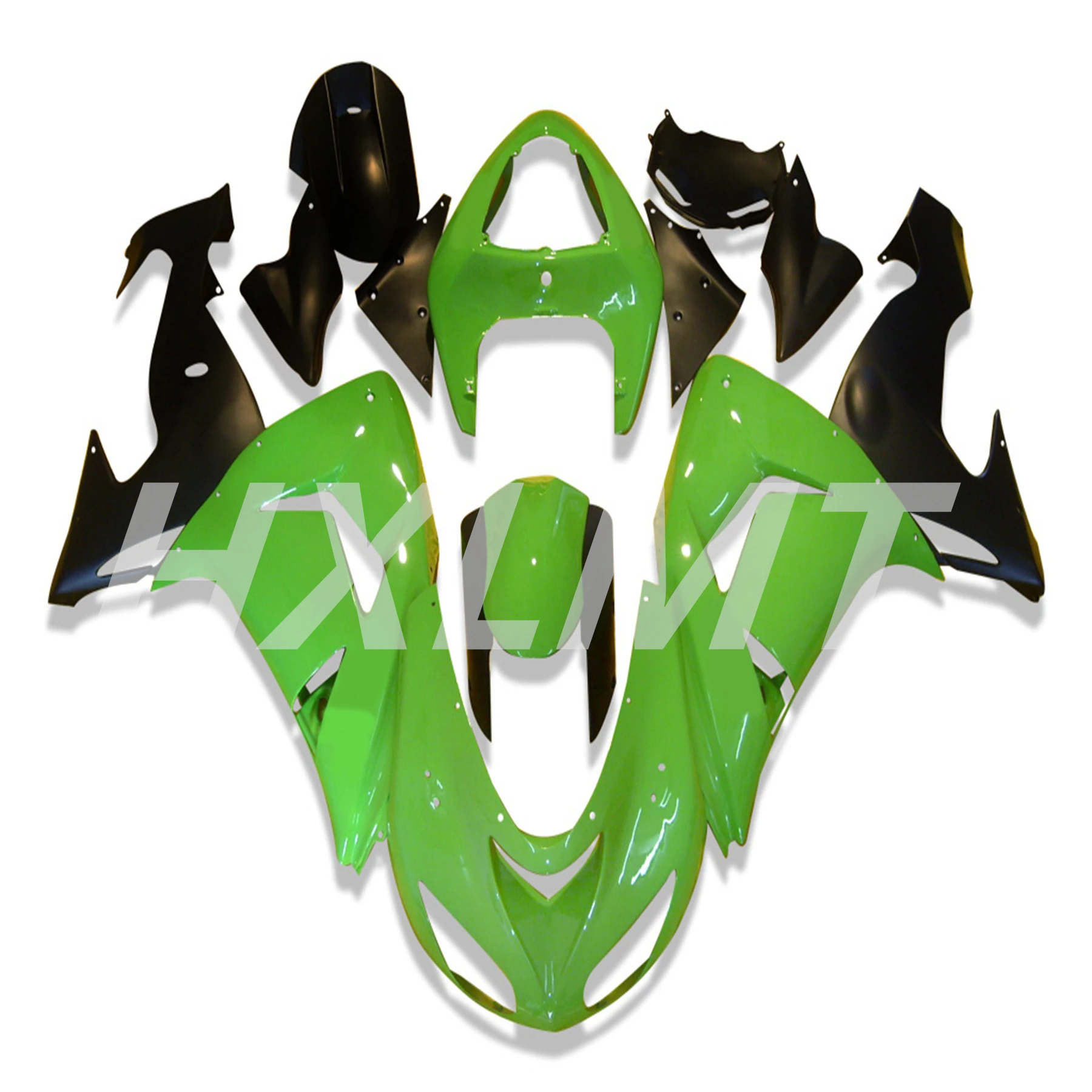 New ABS Plastic Shell Motorcycle Fairing Kit Fit For kAWASAKI Ninja ZX10R 2006 ZX 10R 2007 06 07 10R ZX10R Custom Black Bodywork