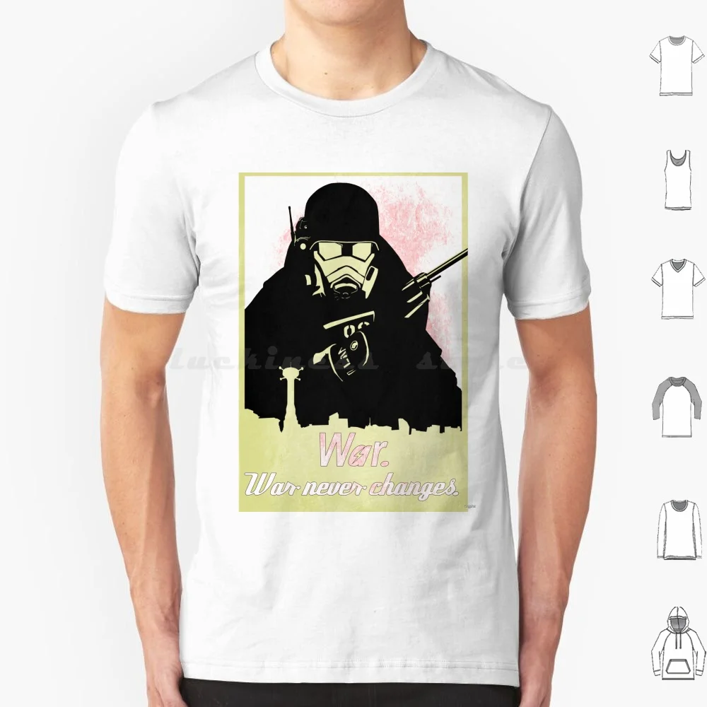 [ : New Vegas ] Ncr Ranger " War Never Changes " New Vegas Poster T Shirt Cotton Men Women DIY Print 3 Game Gaming Cool Cool