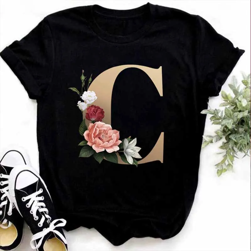 Camisetas con letras a la moda para mujer, camiseta gráfica de manga corta, camisetas informales, Tops motivacionales