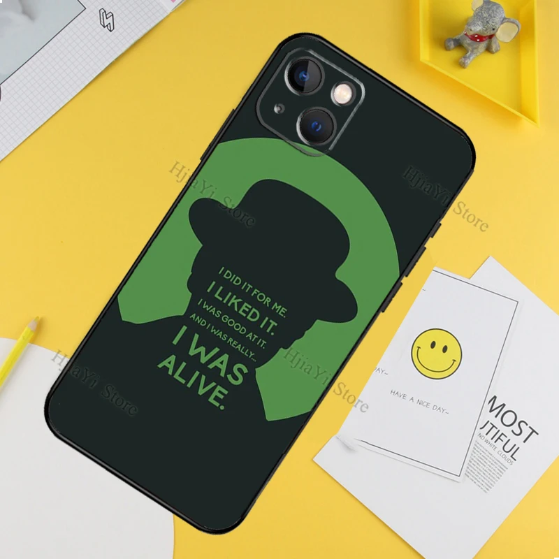 Funda de Breaking Bad para iPhone, 11, 12, 13, 14, 15, 16 Pro Max, Mini, X, XR, XS MAX Plus
