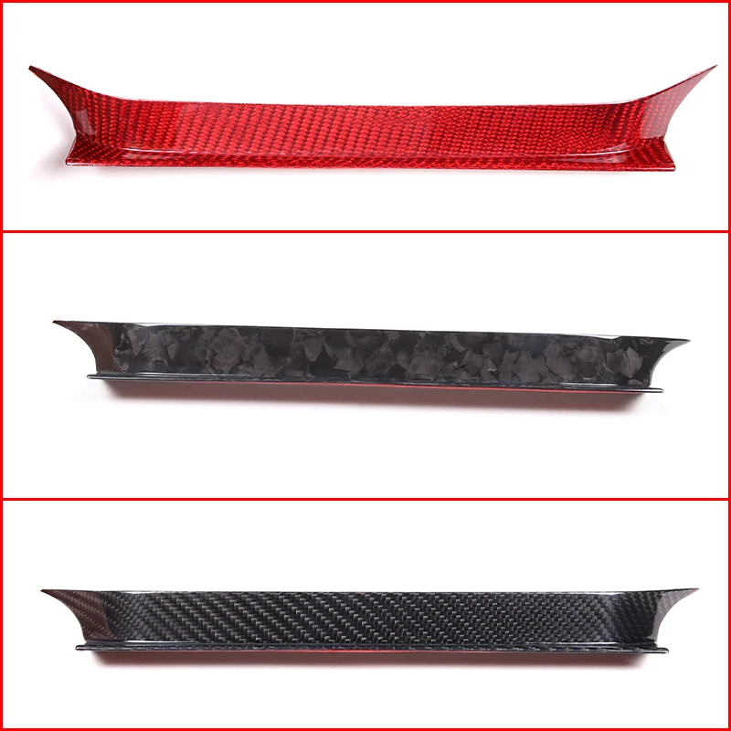 For Maserati Ghibli III (M157) 14-15 Car air conditioner switch decorative frame trim sticker real carbon fiber Accessories LHD