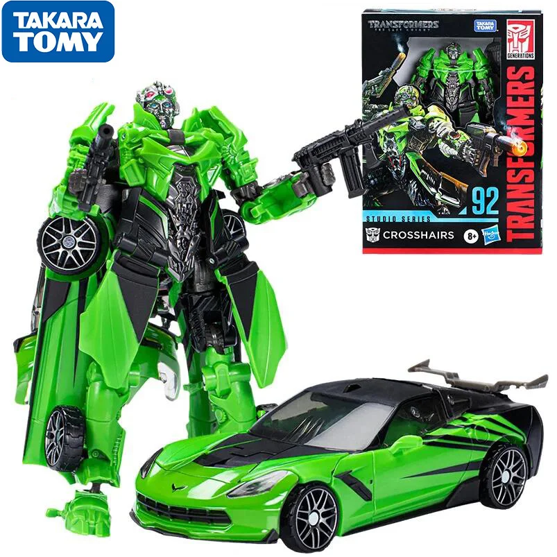 Transformers Studio Series Deluxe SS92 Crosshairs Robot Anime Figure Action Model Collectible Toys Gift