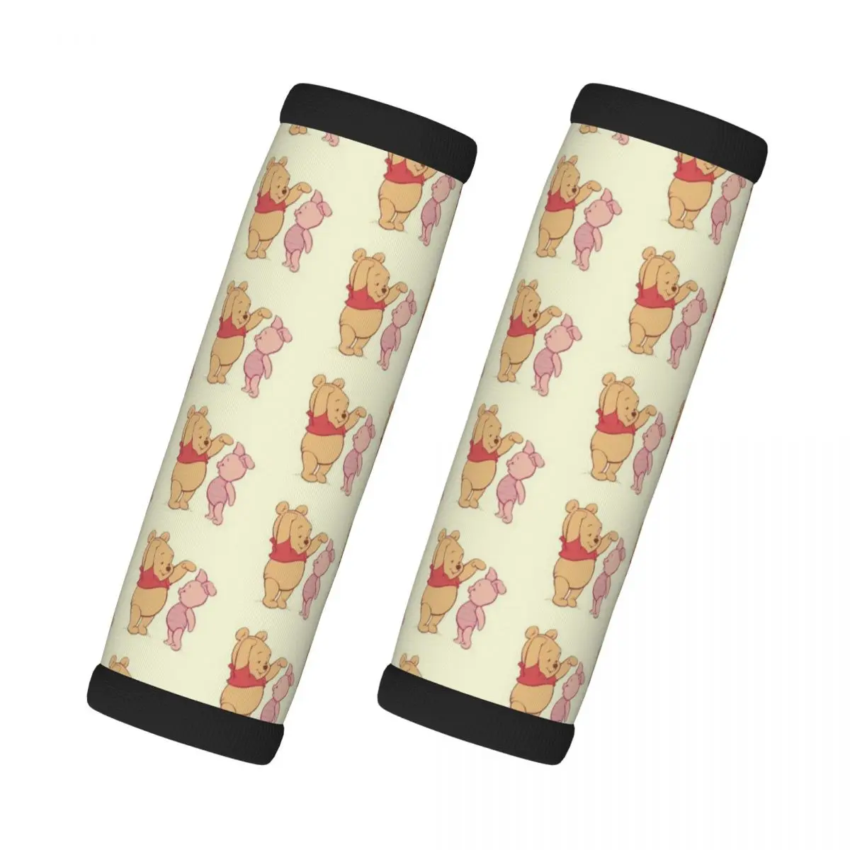 

Custom Winnie The Pooh And Piglet Luggage Handle Wrap Suitcase Identifier 2 PCS For Door Handle