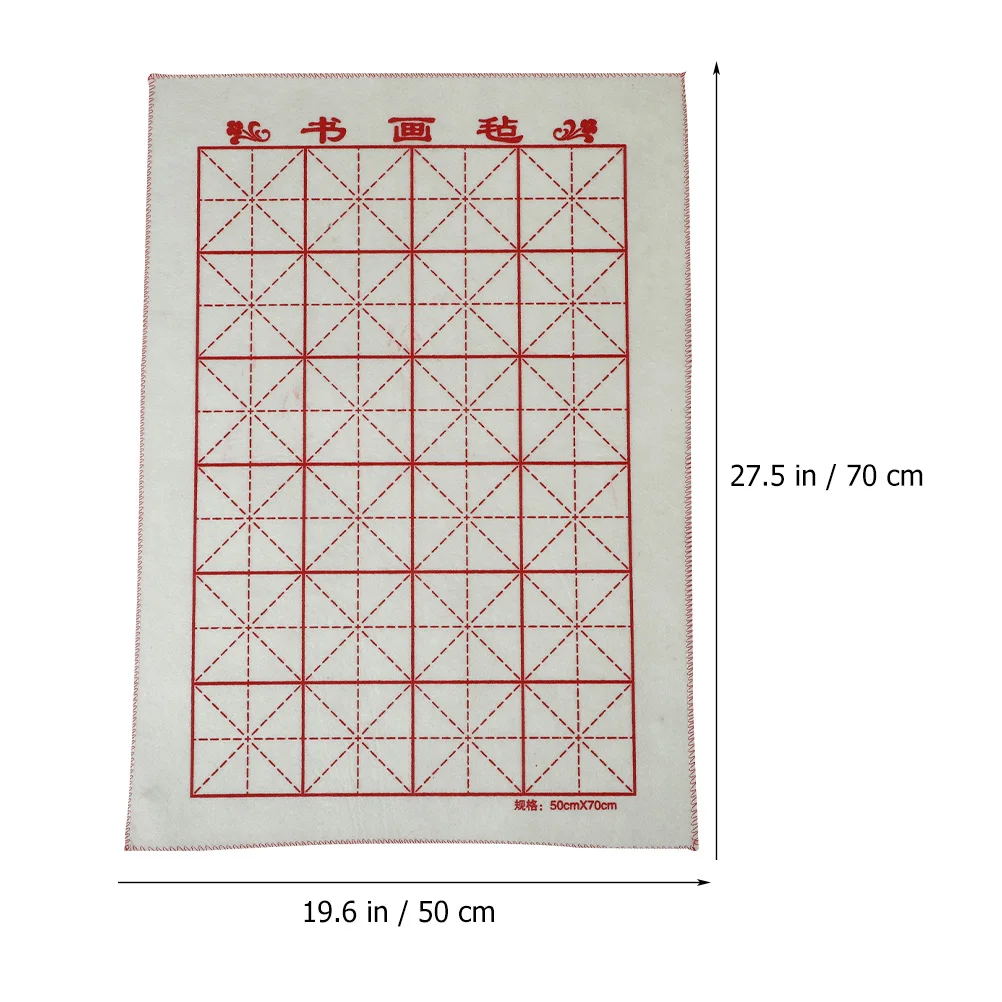 

3pcs Calligraphy Painting Felt Mat Smooth Writing Surface Lightweight Portable Student Drawing Cushion Desk Mat Clean Table
