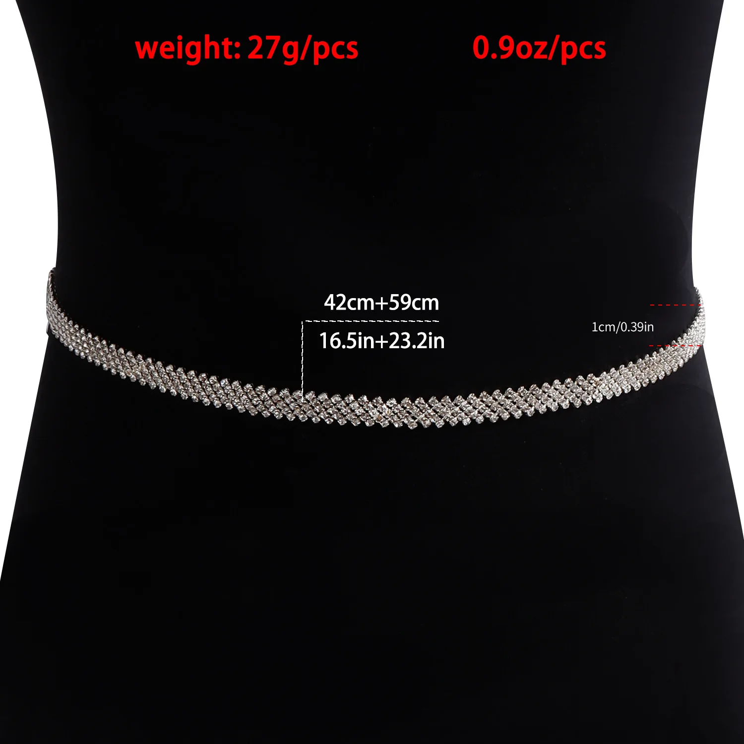 Women New Sexy Waist Chain Belt Full Rhinestone Belly Body Chain Fashion Trend Jewelry Festival Rave Body Jewelry