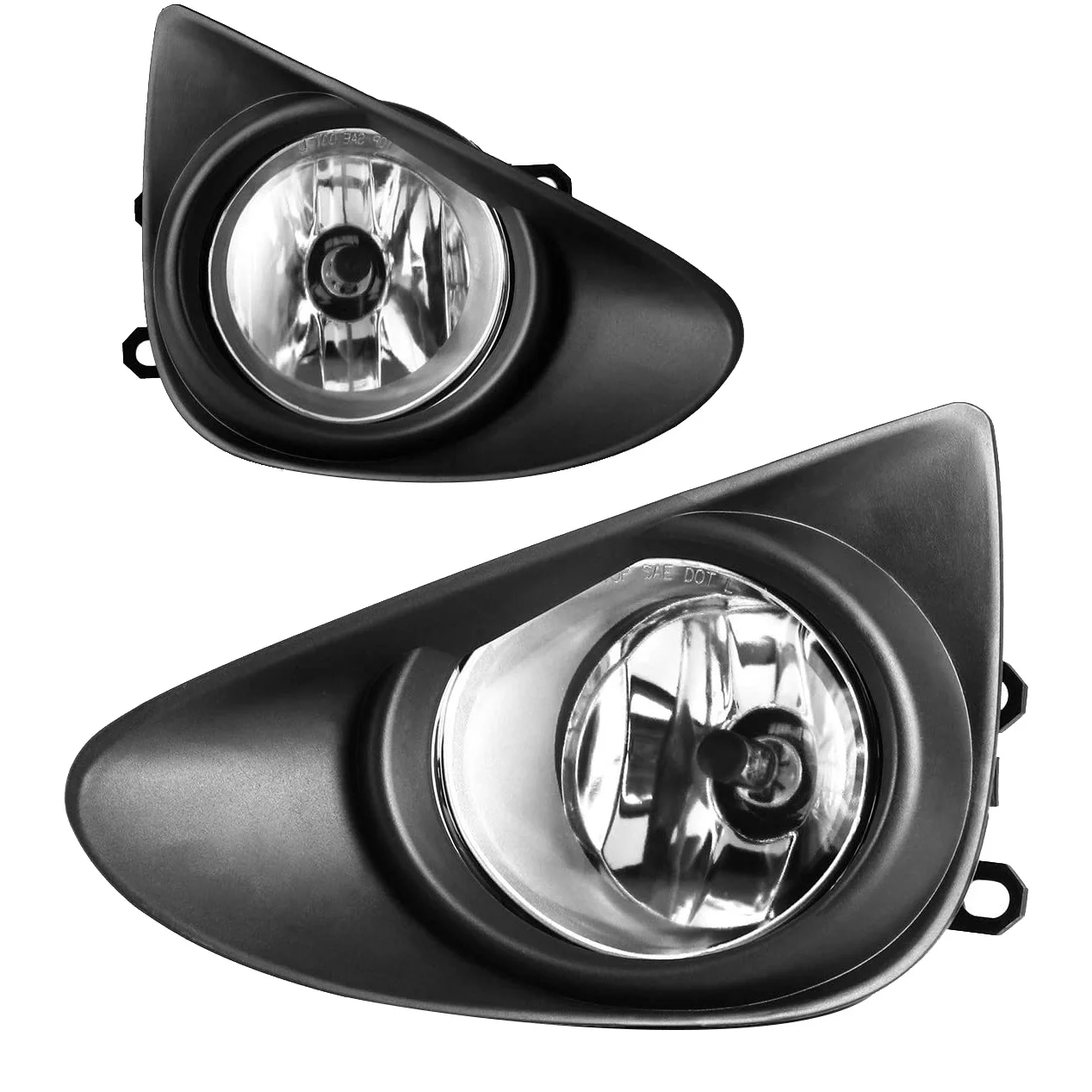 Fog Lights for Yaris Hatchback 2012-2014 (Not Fit SE Models) Fog Light Assembly 2PCS Replacement Fog Lamps