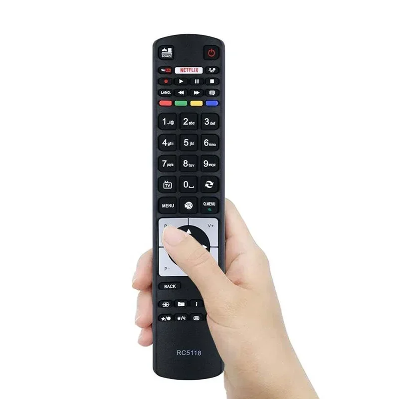 ABS Replacement IR Remote Control RC5118 for Hitachi TV 22HBD06U 24HE1510-W 32HB1S66I 32HE1510-B 32HE1510-W 32HYJ46U 40HBD06U