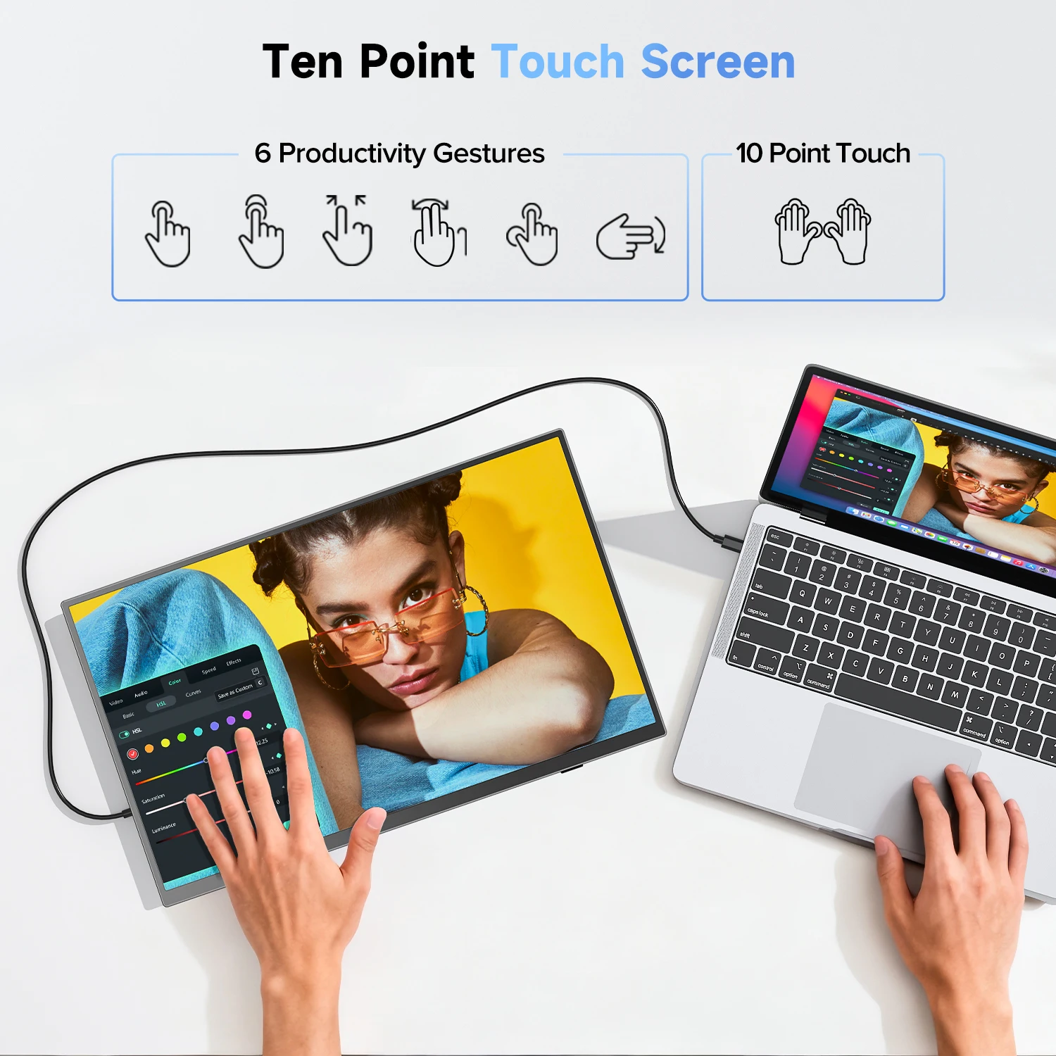 UPERFECT 15,6 İnç Taşınabilir - Portable Touchscreen Monitor For Laptop incelemesi ve fiyatı