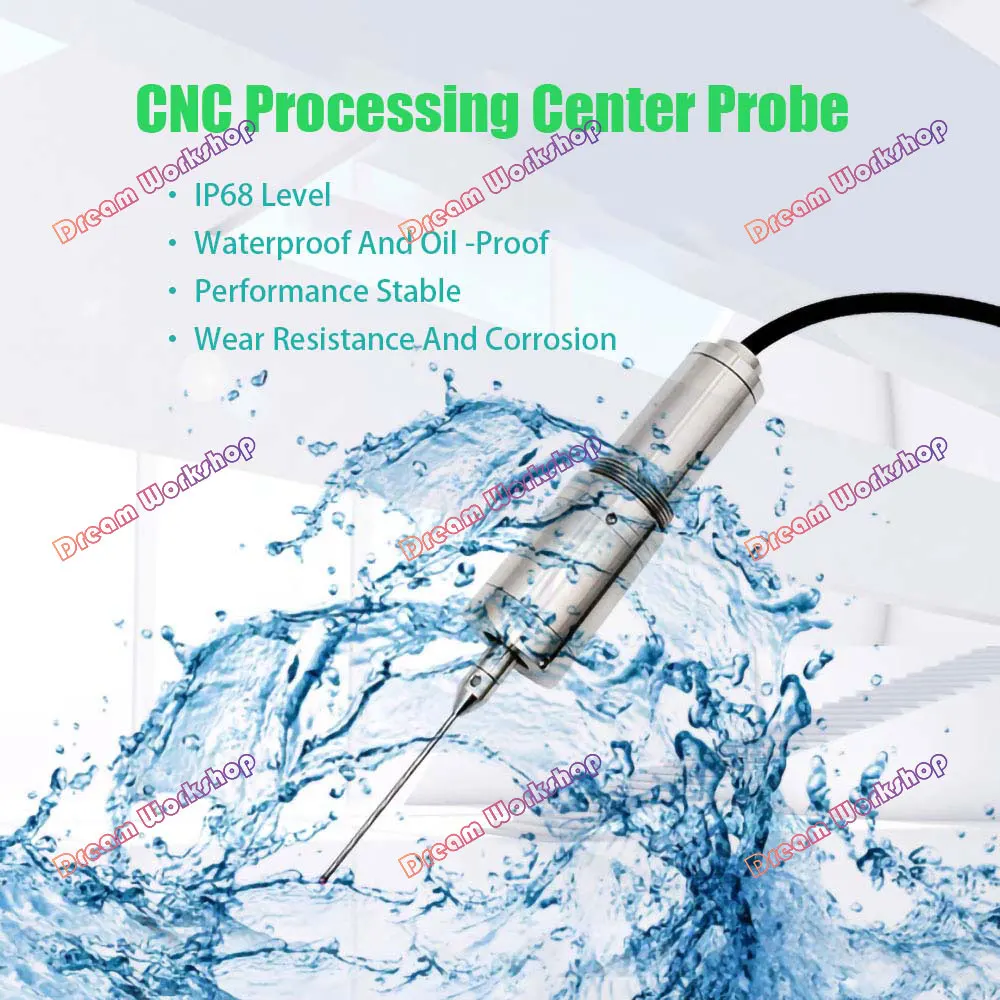 The CNC wired probe MT25 contact sensor can replace the Marposs/Hexagon/Renishaw LP2 probe with a repeatability of 0.001mm