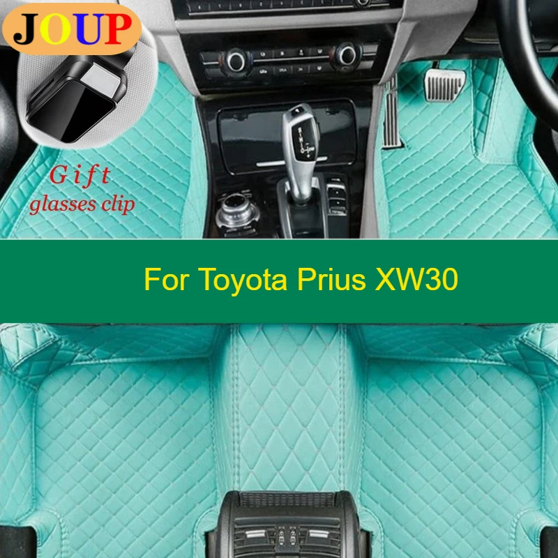 

For Toyota Prius XW30 Custom Car Floor Mats car Auto Accessories Carpets Covers Left /Right Hand Drive