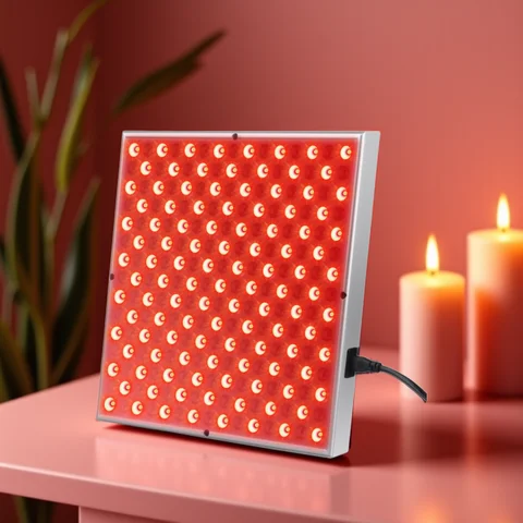 LED Red Light Therapy Panel Lamp for Facial Anti Aging Skin Care Beauty 225 LED Light Body Pain Relief Physical Therapy Tools