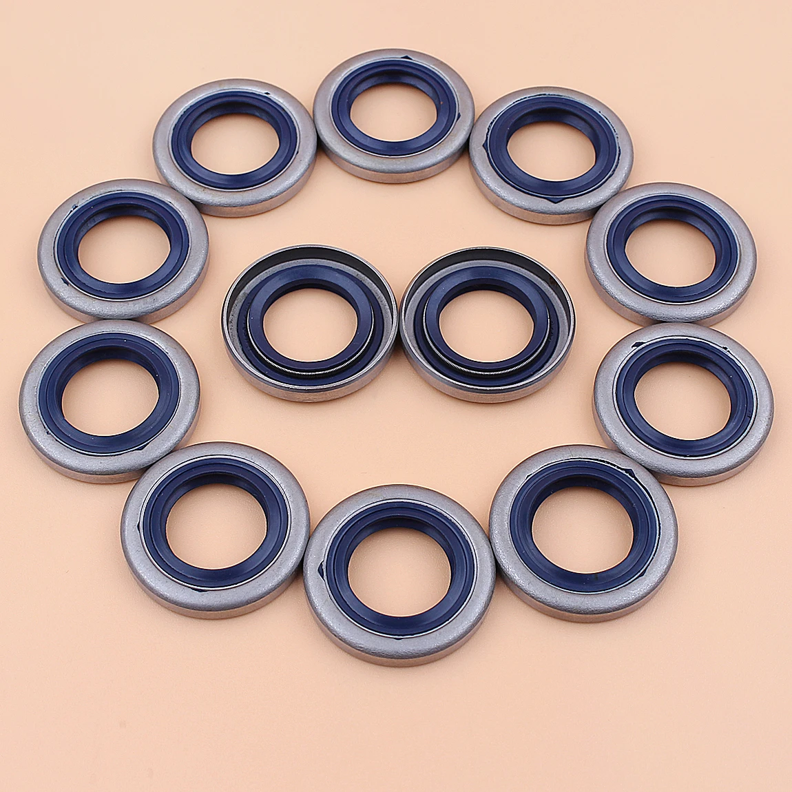 Husqvarna用クランクシャフトオイルシール,12ピース/ロット51 55 254 257 262 357 357xpチェーンソー部品359 505275719 27 57 19