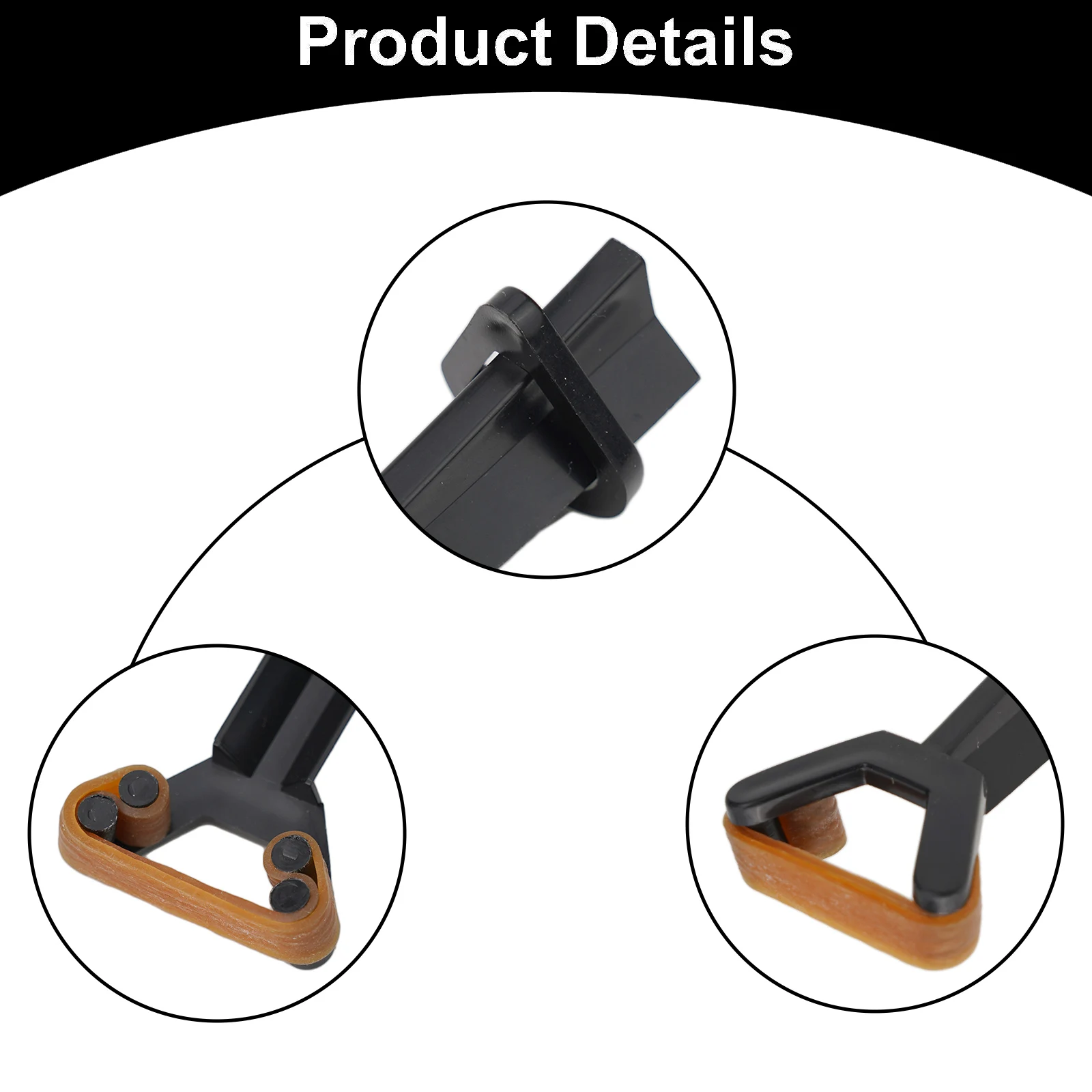 เปลี่ยนคิวบิลเลียดสระว่ายน้ํา TIP CLAMP อุปกรณ์ซ่อมน้ําหนักเบา Stable สนุ๊กเกอร์ Fastener พลาสติกแถบยืดหยุ่น