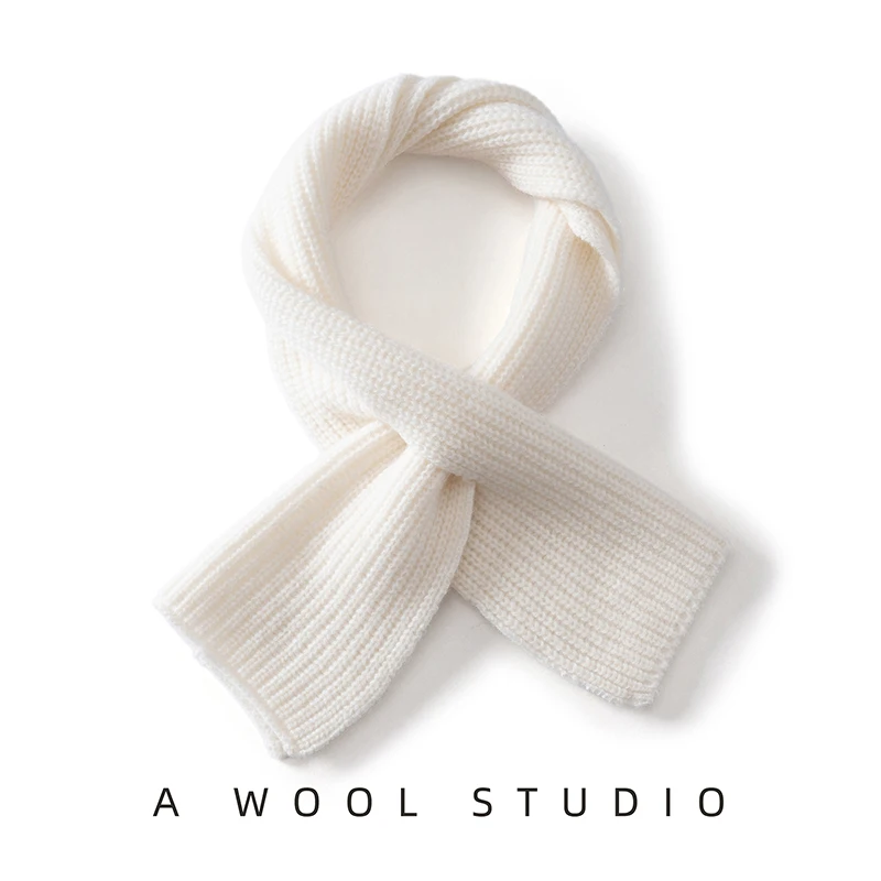 

Женский перфорированный шарф из 100% чистой шерсти, вязаный зимний теплый мягкий стильный универсальный легкий дышащий аксессуар в холодную погоду