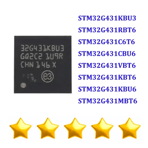 STM32G431KBU3 STM32G431RBT6 STM32G431C6T6 STM32G431CBU6 STM32G431VBT6 STM32G431KBT6 STM32G431KBU6 STM32G431MBT6