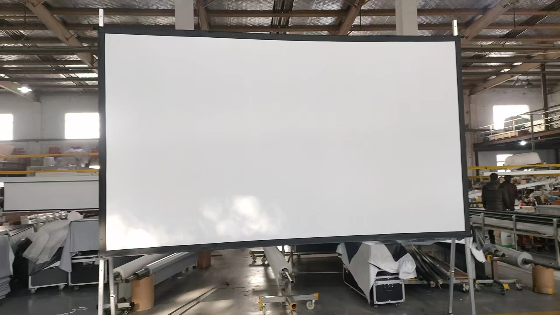 180 Inch Front Rear Quick Fold Projector Screen with Stand 4K 8K 3D 4:3 16:9 for Home Theater Outdoor Projection